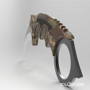 卡兰比特刀-7 SW-IGS STL