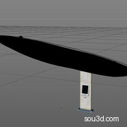 科幻太空基地探测车科幻舱实验室楼梯起重机电站油罐模型KB3D_MTM_PropHologramMap_A_grp