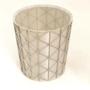 Isogrid垃圾桶