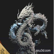 海神 神龙 Watatsumi 神兽 3D打印模型 手办模型