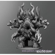 怪兽模型3D打印图纸 stl格式