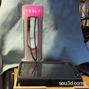 特斯拉微型USB充电发光