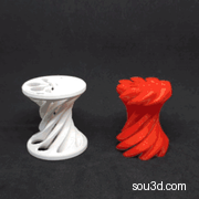 互穿玩具解压螺旋STL