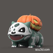 神奇宝贝 宝可梦万圣节妙蛙种子Halloween Bulbasaur