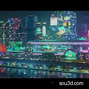 赛博朋克街景blender工程文件