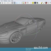 3D型阿斯顿马丁汽车模型