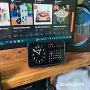 苹果充电支架_适用于 iPhone 和手表的 Magsafe 横向充电器-3D打印模型