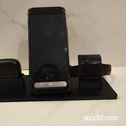 手机、Apple Watch及USB-C耳机充电支架