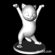托举猫 小猫 妖娆猫 举猫 举手猫 玩具 公仔 手办 笔架 笔托
