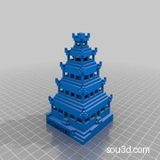 3D打印建筑之宝塔模型