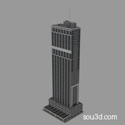 楼房建筑高楼办公楼写字楼居民小区三维3D模型