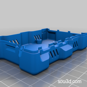 树莓派5 适配Pimoroni NVMe扩展板及主动散热风扇的外壳