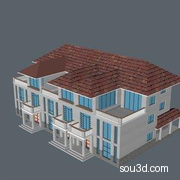 房屋楼房别墅洋房建筑三维taobaodianpu_CFSC194