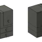 万智牌 - 模块化, 弹簧锁定, 指挥官专用磁性牌盒 - 100 双袖卡片