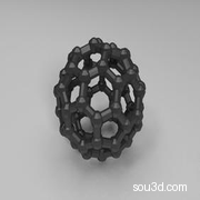 巴基球分子模型