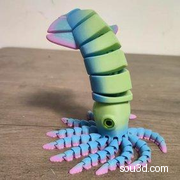 可动章鱼 flexi-octopus 3D打印stl