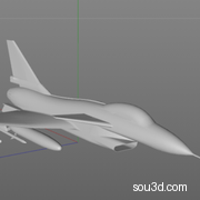 歼10战机 飞机 手办模型 3D打印模型