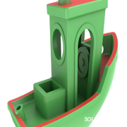 3D 打印测试 小船