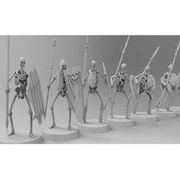 骷髅战士战锤40k stl3D打印模型摆件