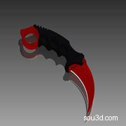 CSGO-爪子刀深红网络格