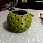球形凹点花盆