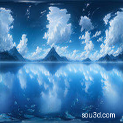 卡通动漫天空HDR贴图 (11)
