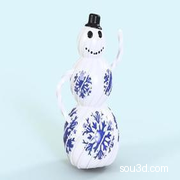 雪人 饮料瓶