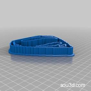 超人logo饼干模具