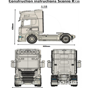 斯堪尼亚ScaniaR730卡车-3D打印遥控汽车车辆坦克轮船图纸