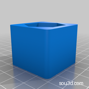 HE3d2L 粘土33D打印机大螺丝螺母立方体