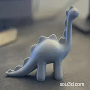 可爱的风格化恐龙玩具-有趣好玩的3D打印模型