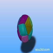 鲁班球 3D模型