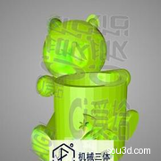 笔筒3D打印模型素材STL打印素材办公品3D打印模型图纸笔筒3D打印