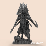 星际争霸2兵种雷兽高精度生物3D模型素材stl文件