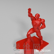 雕塑石头3d模型资源合集1 / _NULL_(钢铁侠 3D打印模型 STL格式钢铁侠CG模型)