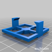 30x30x7 Kksb树莓派风扇支架5 喷砂铝制外壳