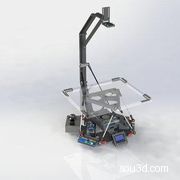 球和板(斯图尔特Plataform6自由度)