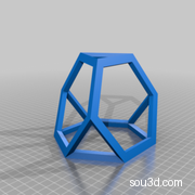 四角3d印刷串接测试, 晶格应力试验