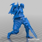 LOL 英雄联盟 影流之主 3D打印模型手办