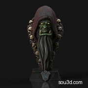 魔兽世界 古尔丹-游戏动漫手办摆件