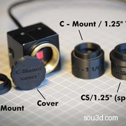 CS / C-Mount Adapter and dust cover