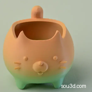 小猫猫笔筒