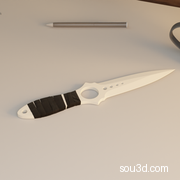 CS:GO 骷髅匕首 3D文件