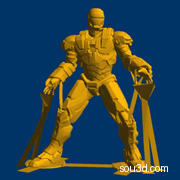 3D打印 钢铁侠系列精品 已拆分模型