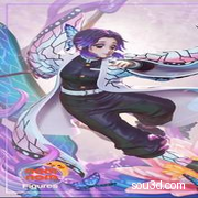 蝴蝶忍Shinobu站姿《鬼灭之刃》动漫人物角色雕刻手办3D打印模型