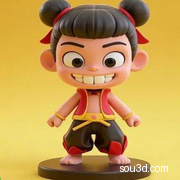 【Q版魔童哪吒 _ Cute Nezha Series】内心狂喜，暴牙贼笑