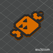 Well-done Steak Monster Hunter Keychain ／ Filete al punto Monster Hunter Llavero