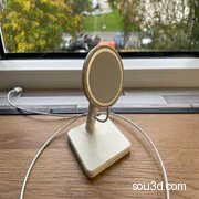 iPhone 的 MagSafe无限充电器支架-3D打印模型