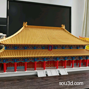 故宫太和殿-打印小玩具