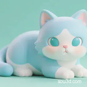 治愈的小猫（无需撑打印）